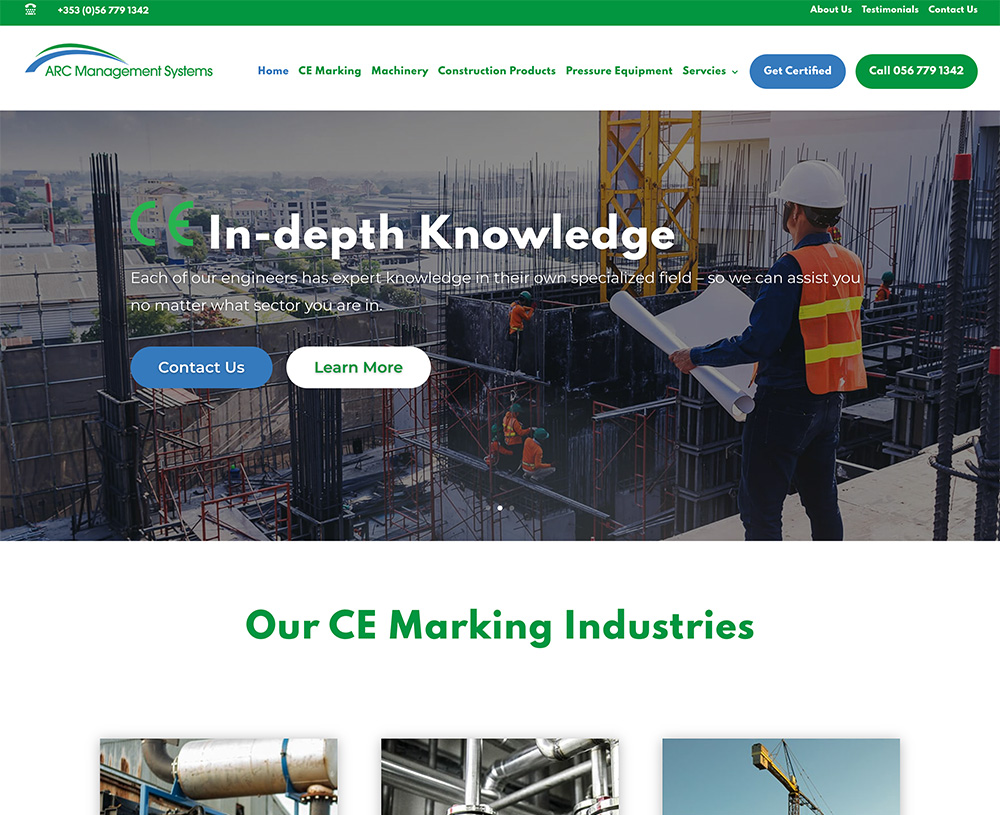 ce marking web design