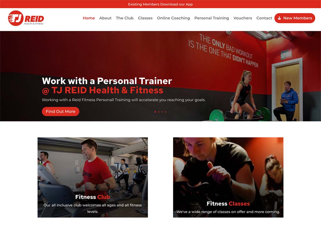 web design fitness
